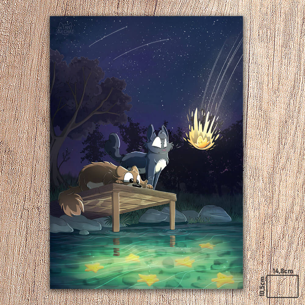 Carte postale - Météore